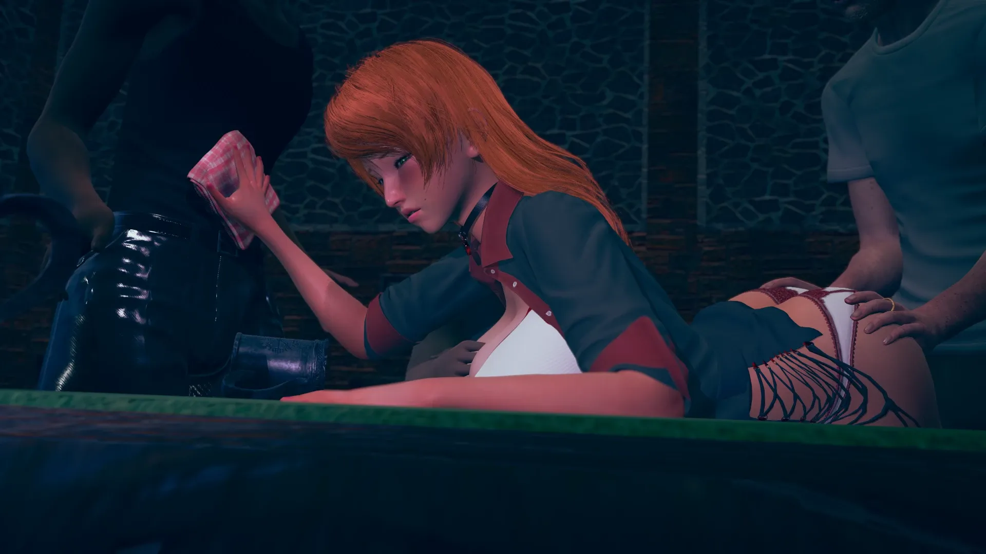Life As An Innocent Waitress Scene 1