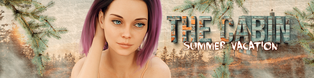 the cabin summer vacation game banner