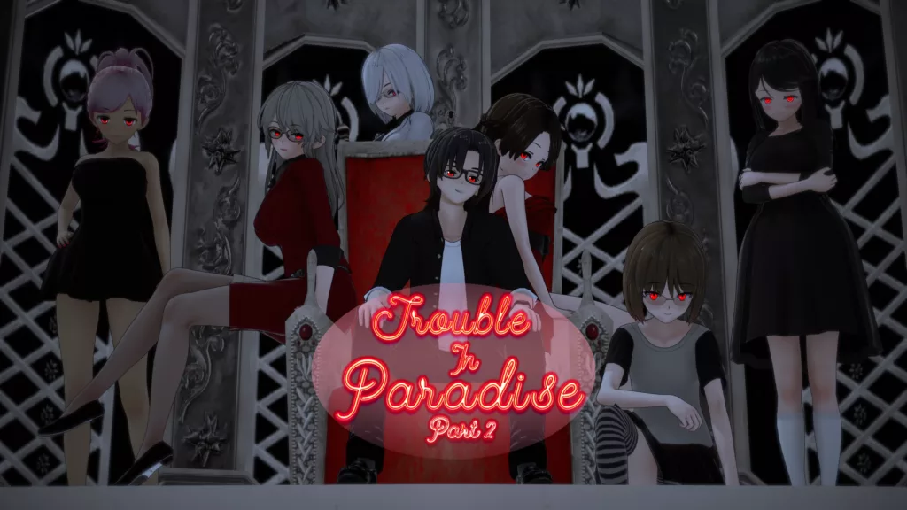 Trouble In Paradise Game Banner