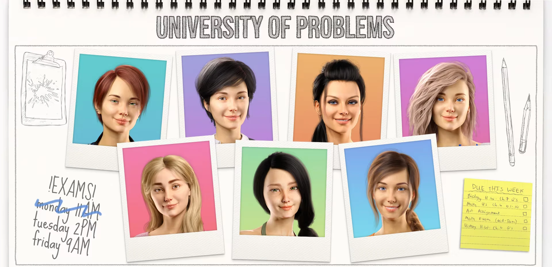 University Of Problems Game Banner